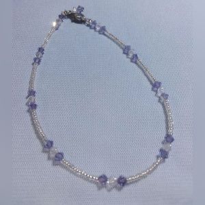Swarovski crystal anklet